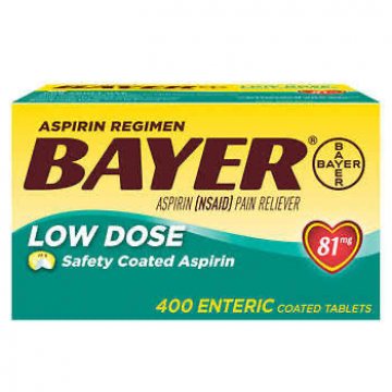 Bayer - Aspirina Baja Dosis (81 mg.)