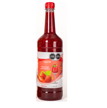 Lo natural - Concentrado de fruta natural fresa (1 lt.)