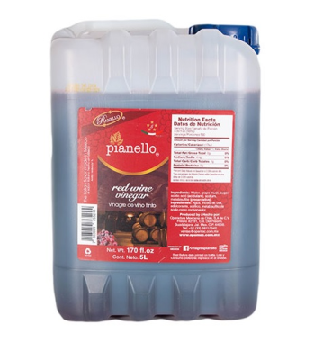 Pianello - Vinagre de vino tinto (5 lt.)