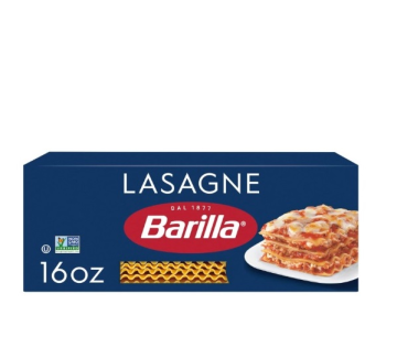 Barilla - Pasta para lasagna (454 gr.)