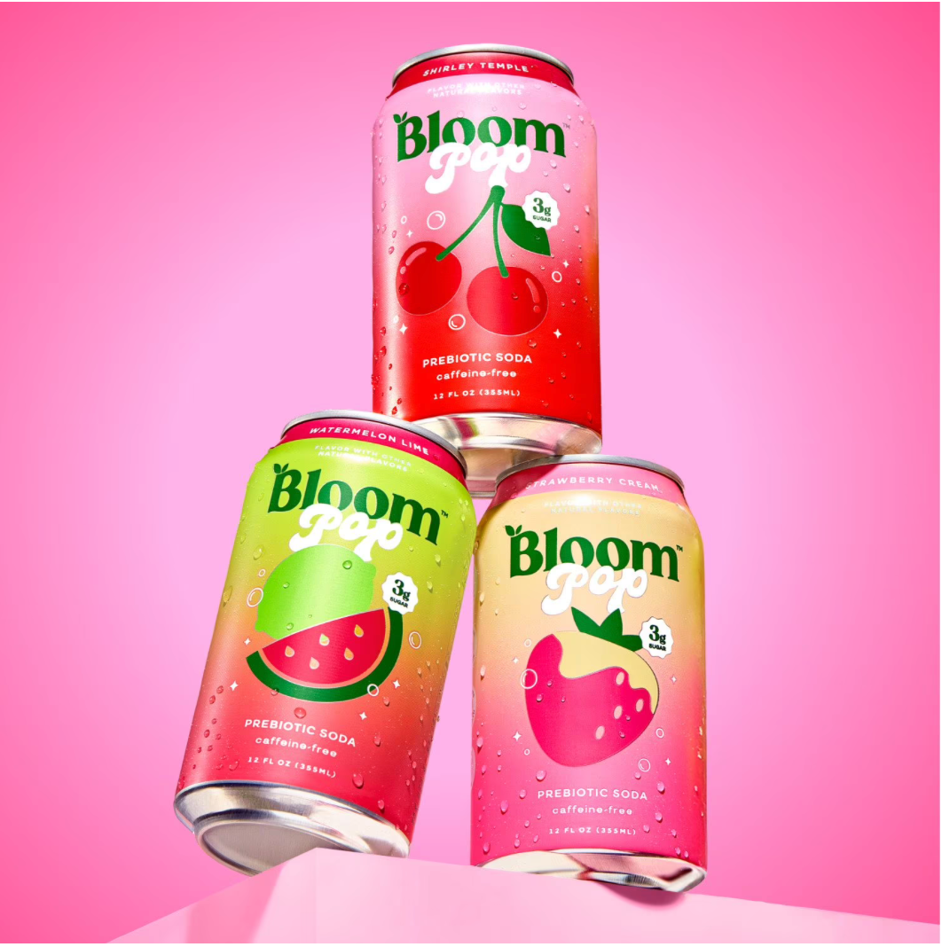 Bloom Pop Refresco Prebiótico Surtido 15 piezas 355 ml