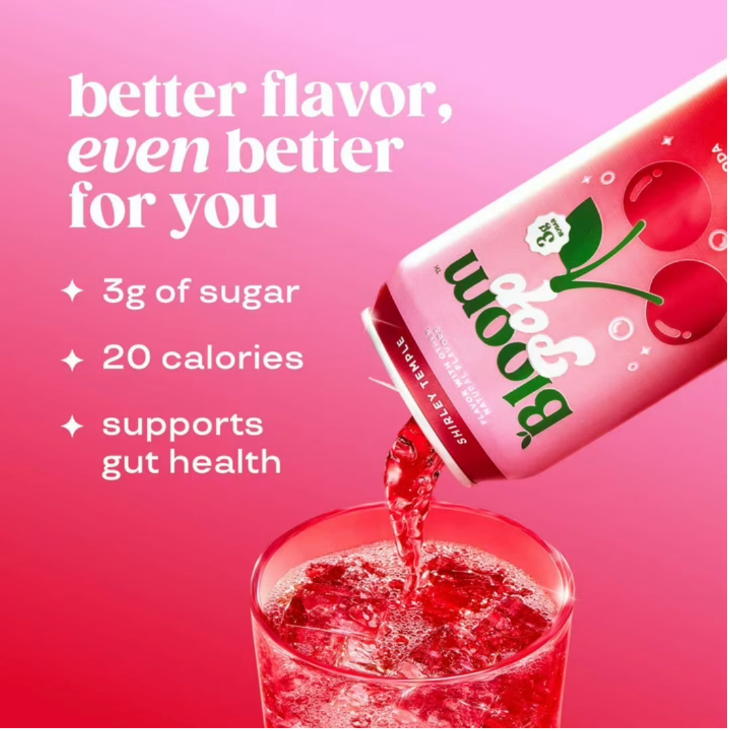 Bloom Pop Refresco Prebiótico Surtido 15 piezas 355 ml