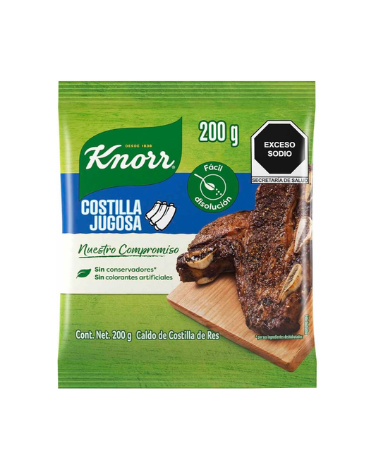 Knorr Caldo de Costilla de Res Jugosa 200 gr